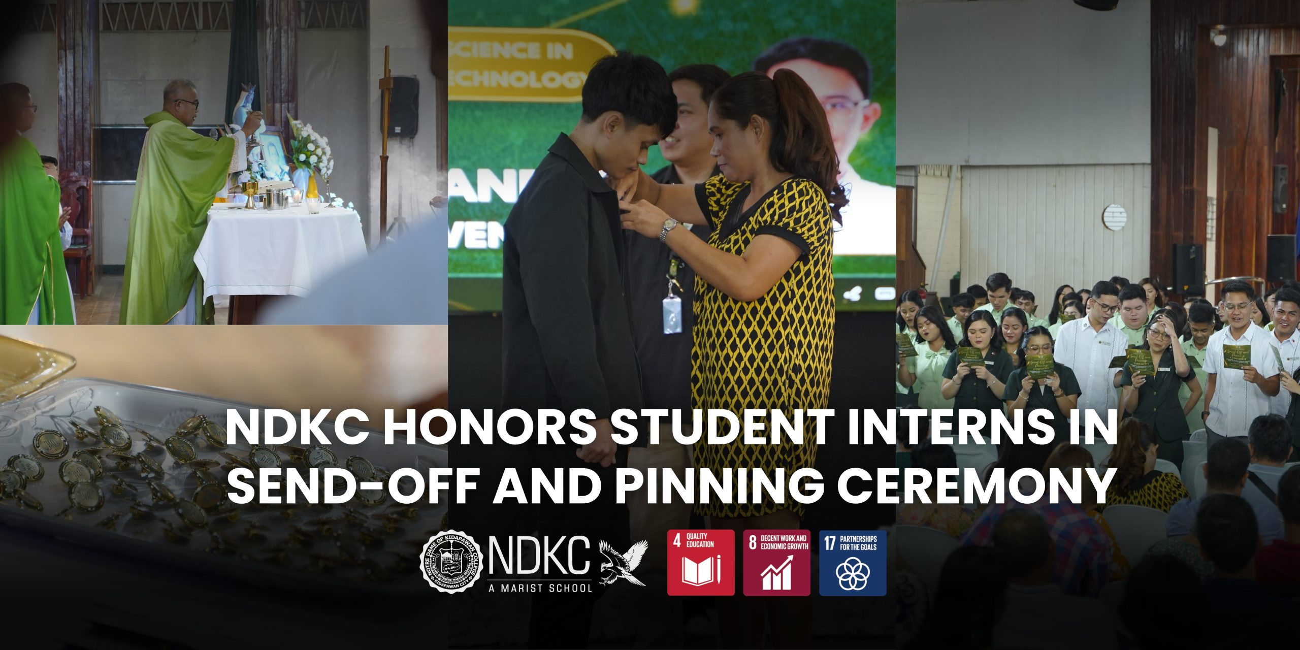 NDKC Honors Student Interns in Send-Off and Pinning Ceremony