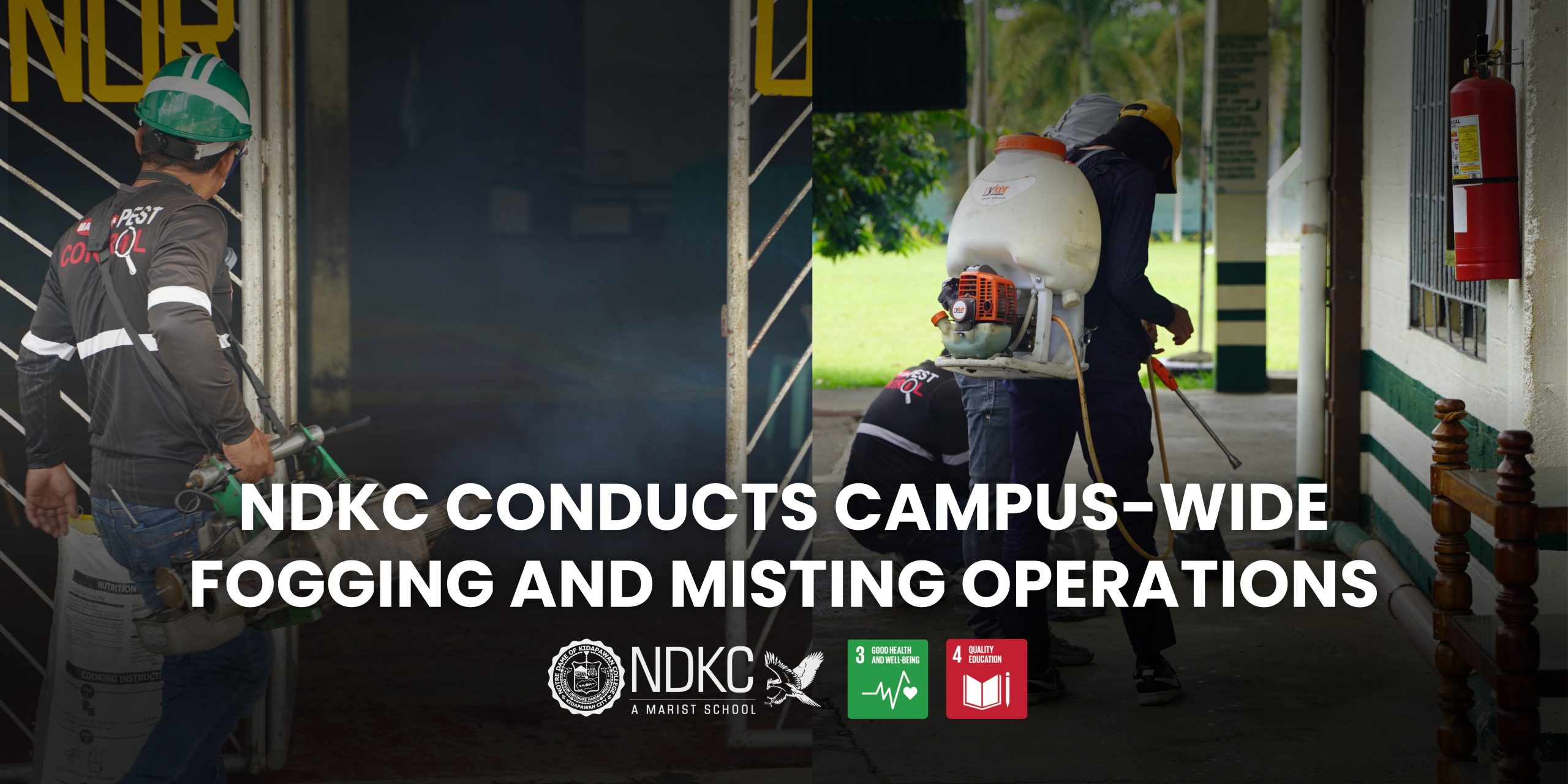 NDKC Conducts Campus-Wide Fogging and Misting Operations