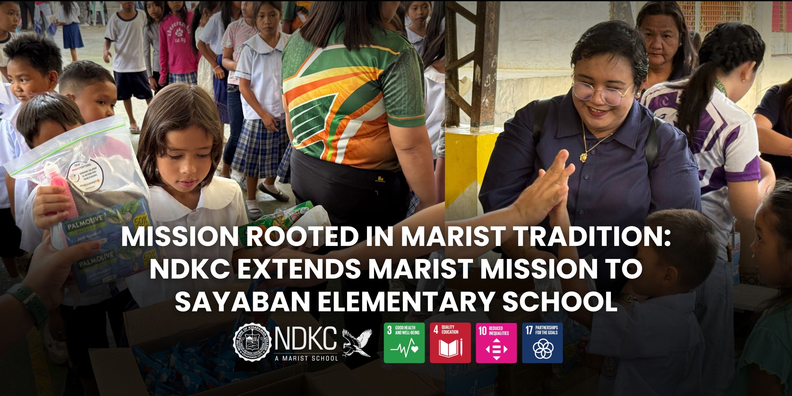 Mission Rooted in Marist Tradition: NDKC Extends Marist Mission to Sayaban Elementary School