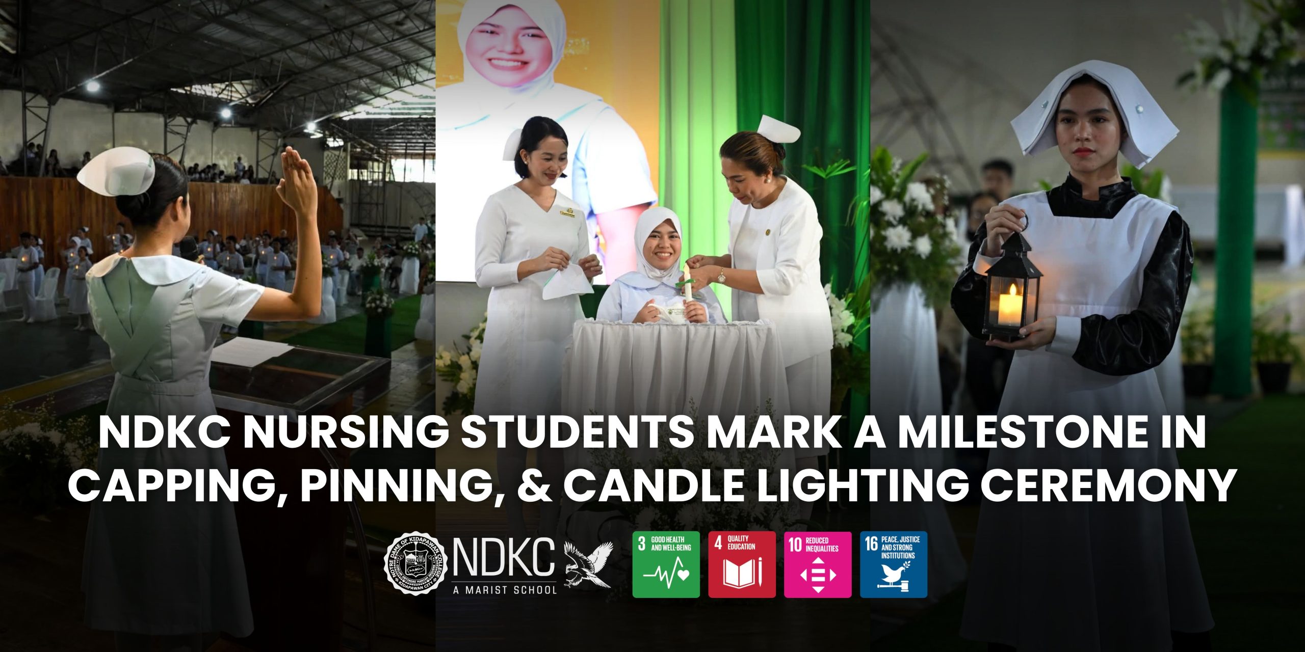 NDKC Nursing Students Mark a Milestone in Capping, Pinning, and Candle Lighting Ceremony
