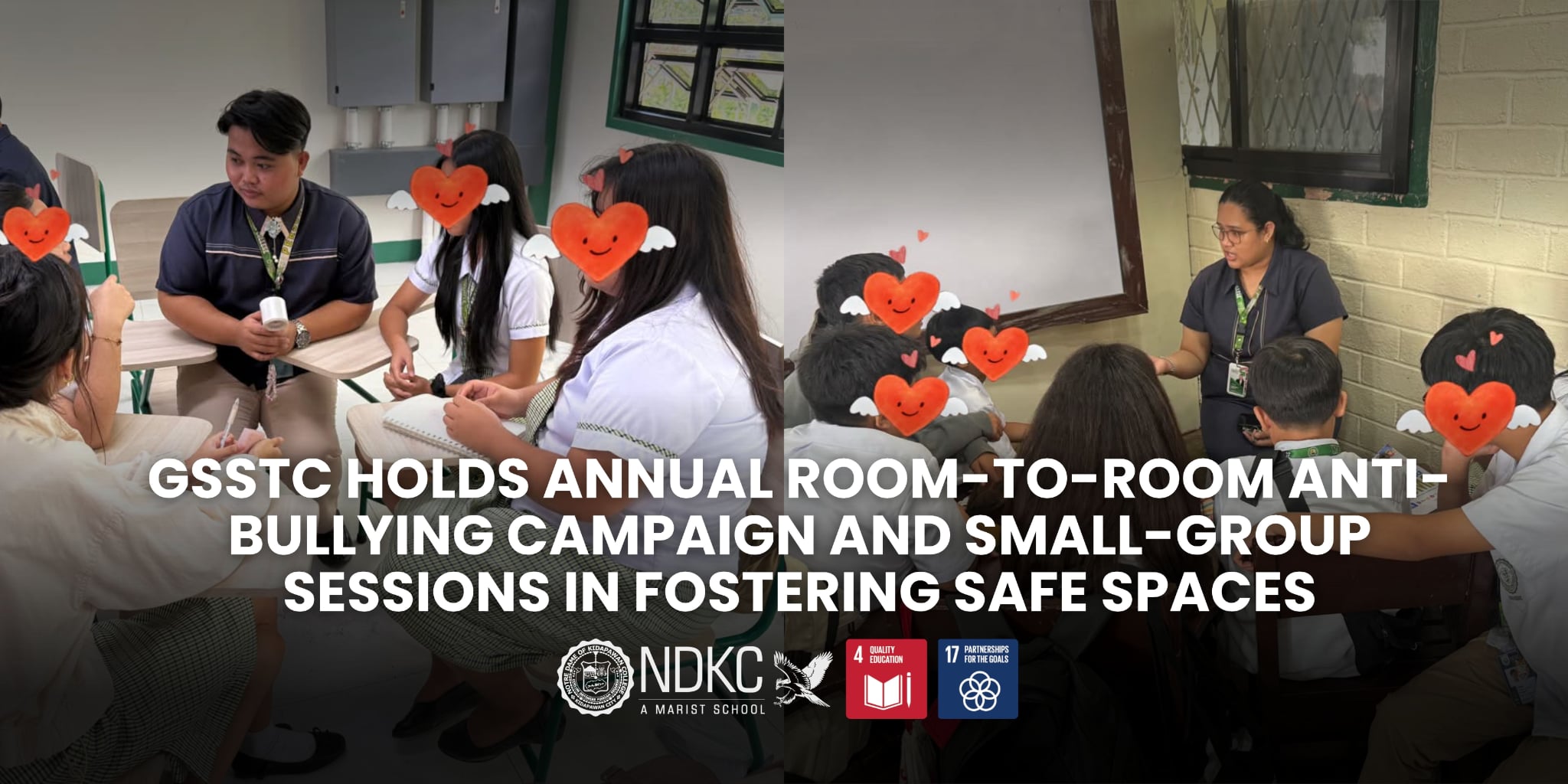 GSSTC Holds Annual Room-to-Room Anti-Bullying Campaign and Small-Group Sessions in Fostering Safe Spaces