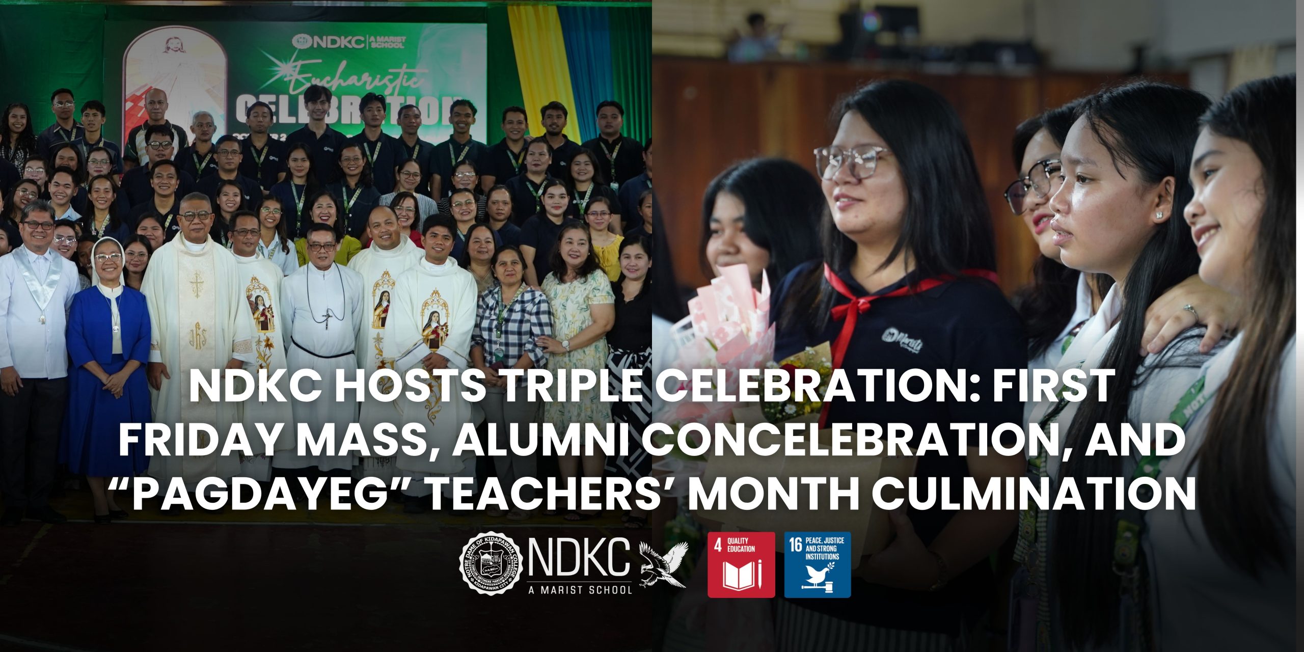 NDKC Hosts Triple Celebration: First Friday Mass, Alumni Concelebration, and “Pagdayeg” Teachers’ Month Culmination