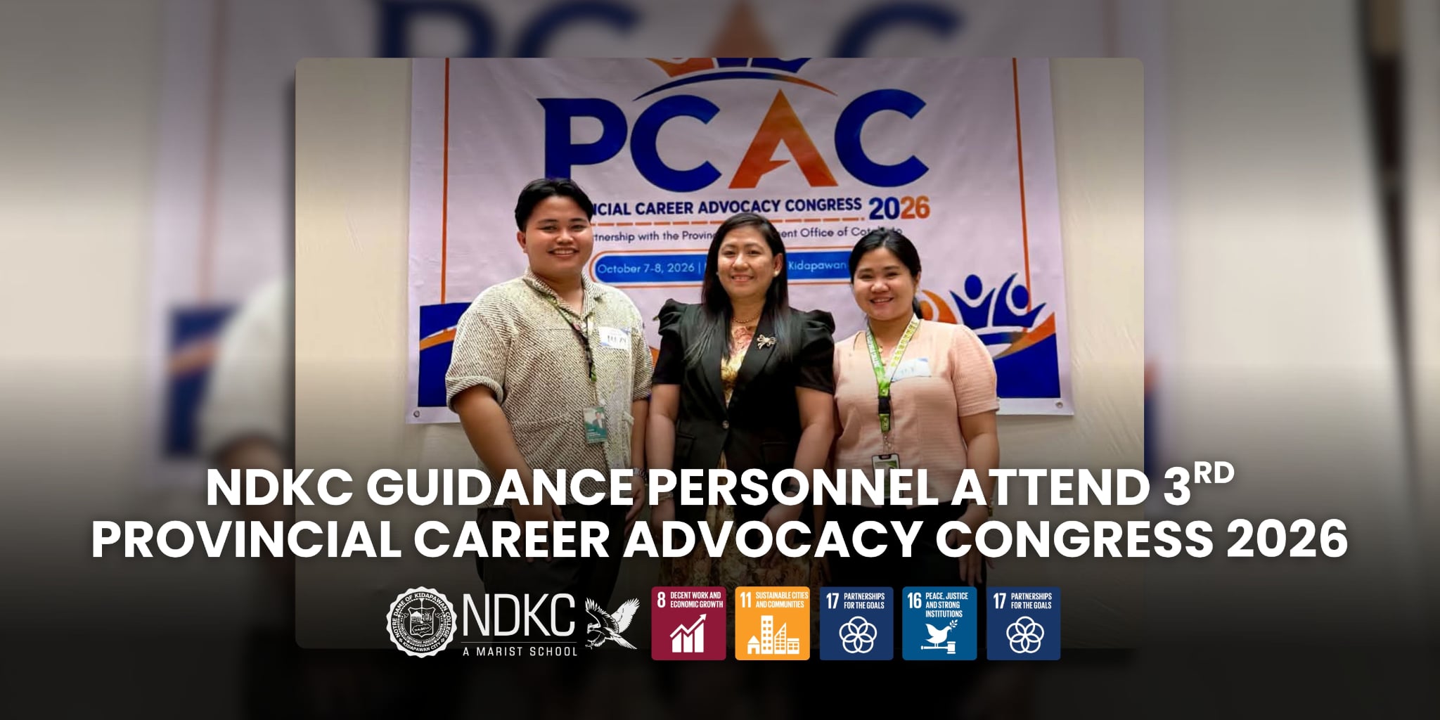 NDKC Guidance Personnel Attend 3rd Provincial Career Advocacy Congress 2026
